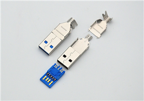 USB Type-A Male (USB AM) 3.0 three-piece set